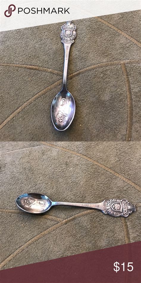 rolex spoons made in silver.